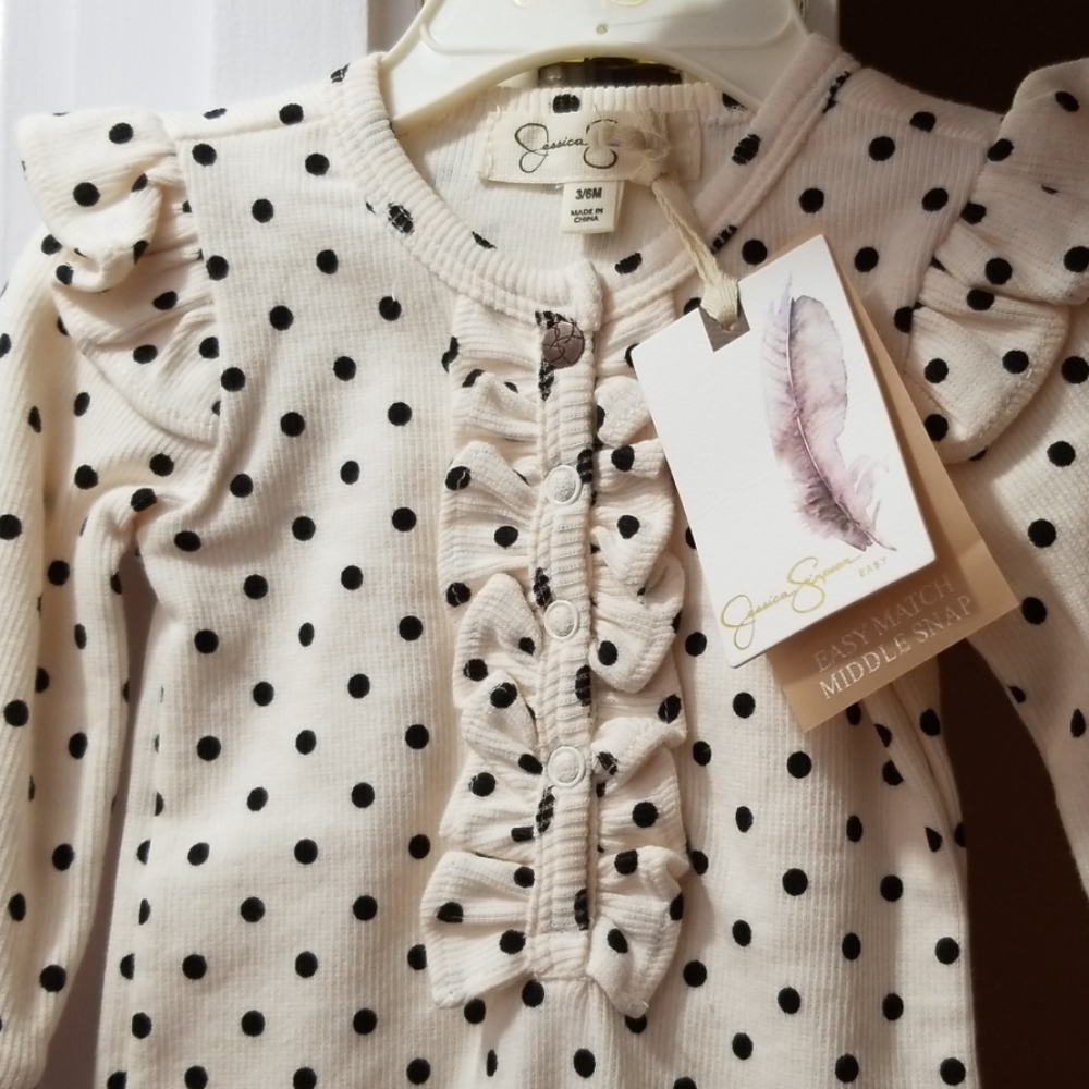 💝💜🧸Polka dot 2 pc set SOLD - Picture 2 of 4